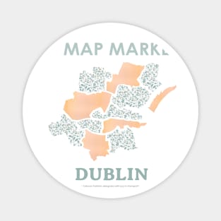 Dublin Map - Full Size - Magnet